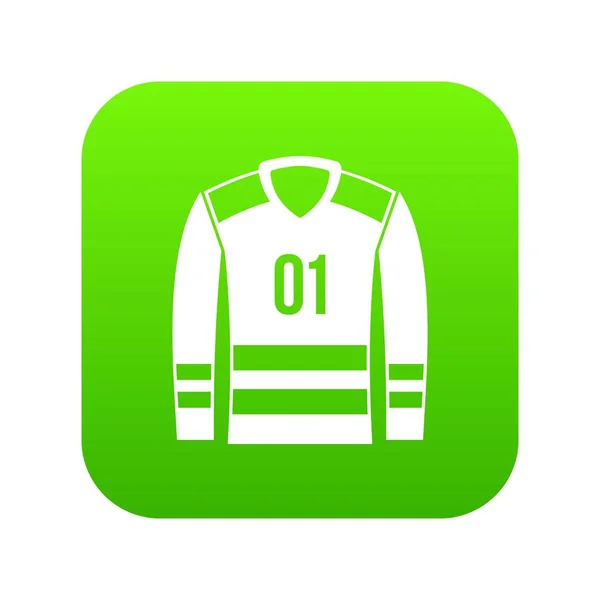 Esporte ícone uniforme verde digital —  Vetores de Stock