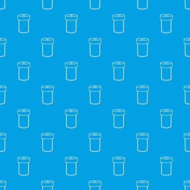 Tuz shaker desen vektör kesintisiz mavi tekrar herhangi bir kullanım için