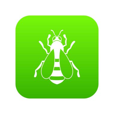 Arı simgesi dijital yeşil