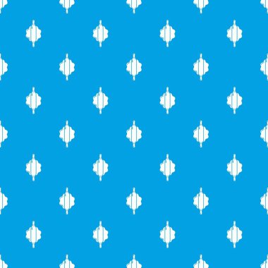 Hamur oklavayla desen vektör kesintisiz mavi