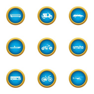 Ücret simgeler kümesi. Düz beyaz arka plan üzerinde izole web için 9 ücret vektör simge kümesi