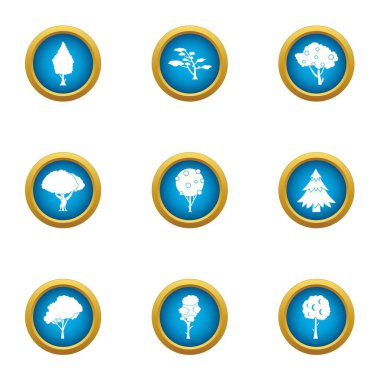 Işın Icons set, düz stil