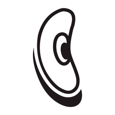 Jöle fasulye simgesi, basit tarzı