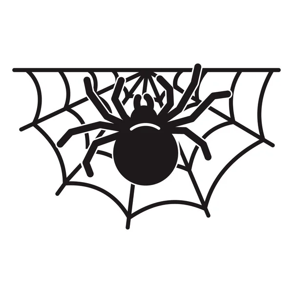 蜘蛛首页图标, 简单风格 — 图库矢量图片