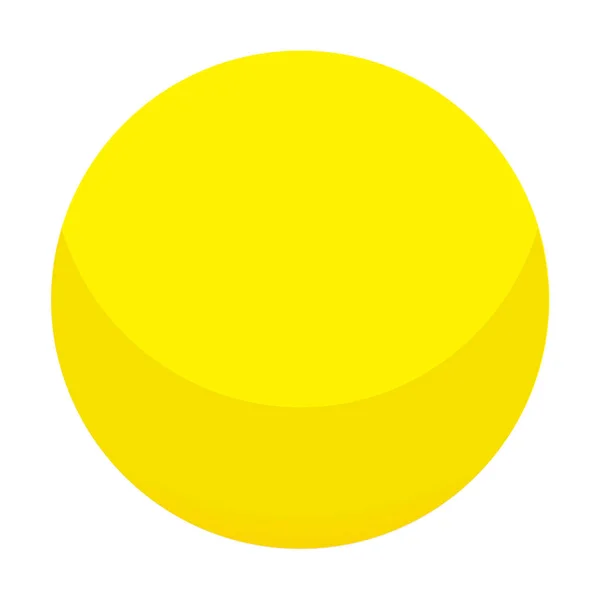 黄色のキャンディー ボールのアイコン、アイソメ図スタイル — ストックベクタ