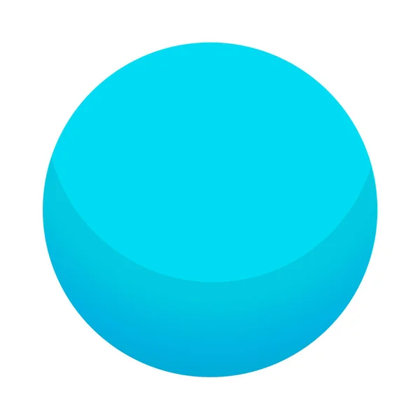 Blå godis boll ikon, isometrisk stil — Stock vektor