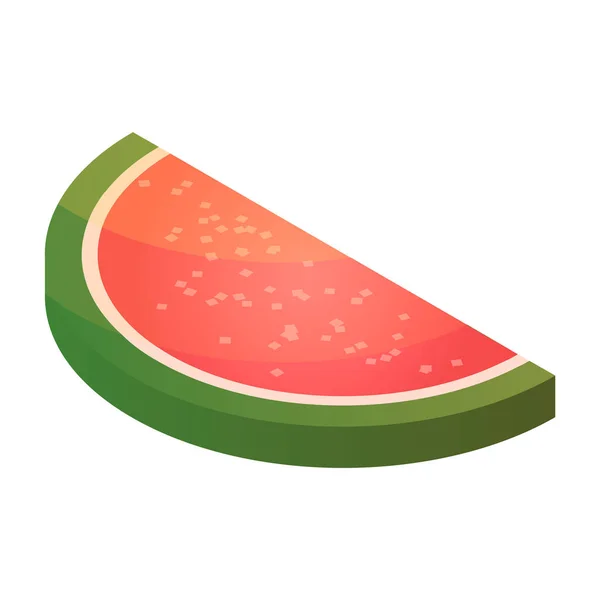 Candy Jelly Watermelon Icon Isometric Candy Jelly Watermelon Vector Icon — Stock Vector