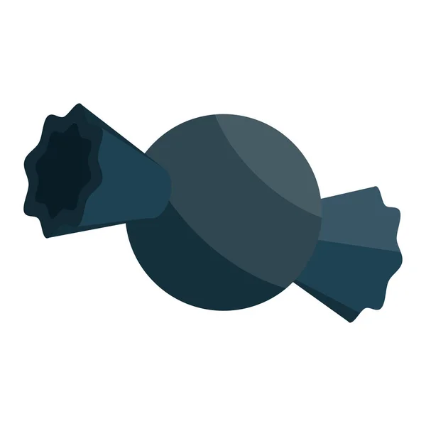 Black bonbon icon, isometric style — Stock Vector
