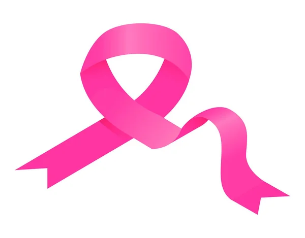 Icono de cinta de cáncer de mama, estilo isométrico — Archivo Imágenes Vectoriales