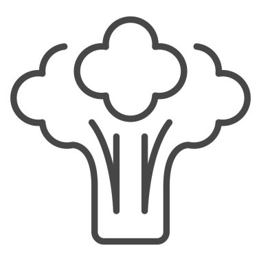 Eko brokoli simgesi, anahat stili