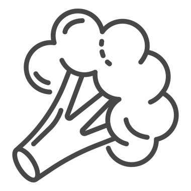 Bahçe brokoli simgesi, taslak biçimi