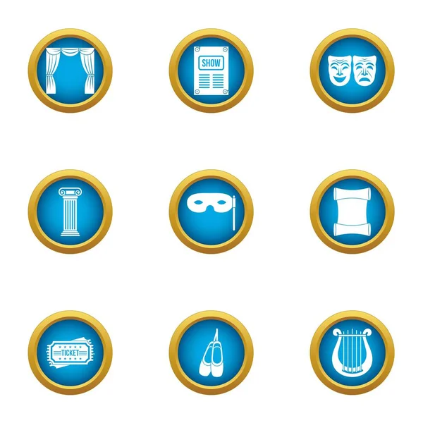 Alin Icons set, düz stil