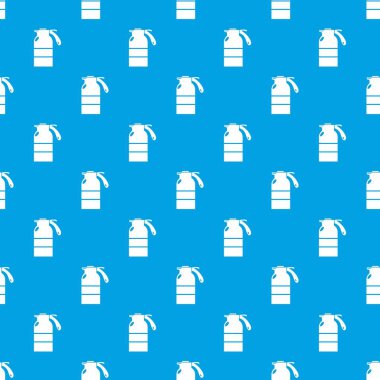 Püskürtme kabı desen vektör kesintisiz mavi