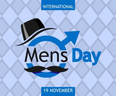 Uluslararası mens gün kavramı arka plan, düz stil