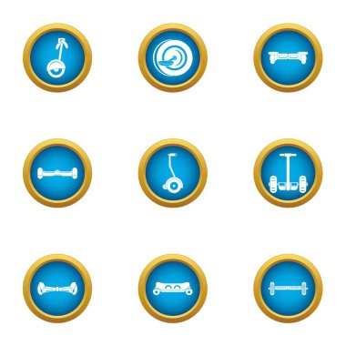 Kentsel şekilde simgeler ayarla, stil düz