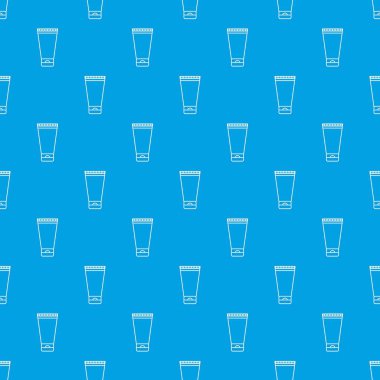 Creme tüp desen vektör kesintisiz mavi