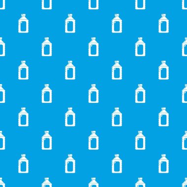 Plastik sabun şişe desen vektör kesintisiz mavi