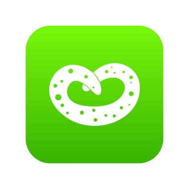 Alman simit simgesi dijital yeşil