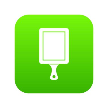 Siyah kesim panosu simgesi dijital yeşil