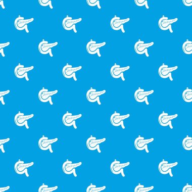 Pankreas desen vektör kesintisiz mavi