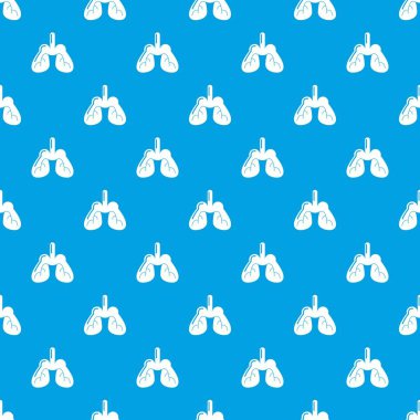 Akciğerler desen vektör kesintisiz mavi