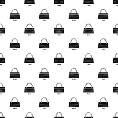 Zincir çanta tasarlamak vektör sorunsuz