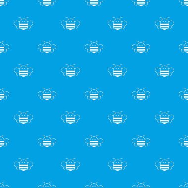 Arı desen vektör kesintisiz mavi