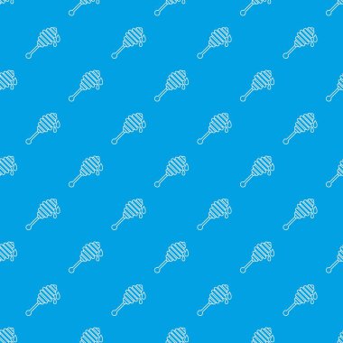 Tatlım kepçe desen vektör kesintisiz mavi