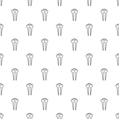 Saç düzeltmek klip tasarlamak vektör sorunsuz