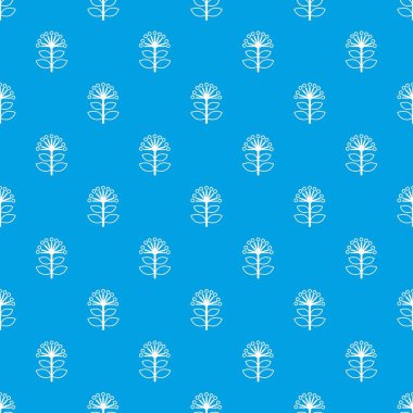 Bal bitki desen vektör kesintisiz mavi