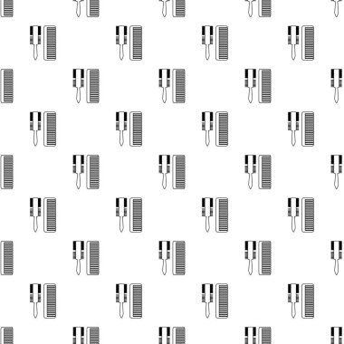 Saç tarak tasarlamak vektör sorunsuz