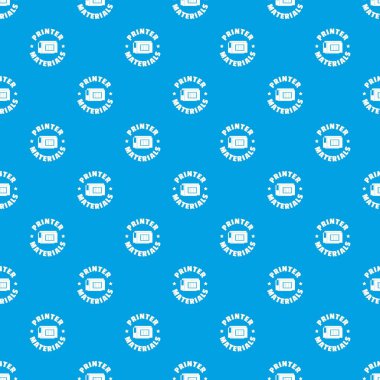 Yazıcı malzeme desen vektör kesintisiz mavi