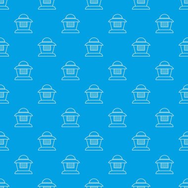 Arıcı desen vektör kesintisiz mavi