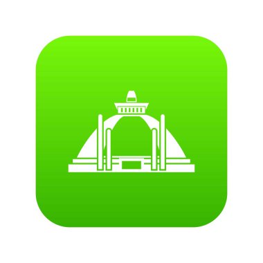 Polonnaruwa, antik stupa simgesi dijital yeşil