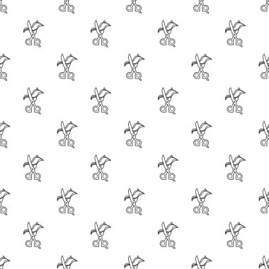 Saç kesimi tasarlamak vektör sorunsuz