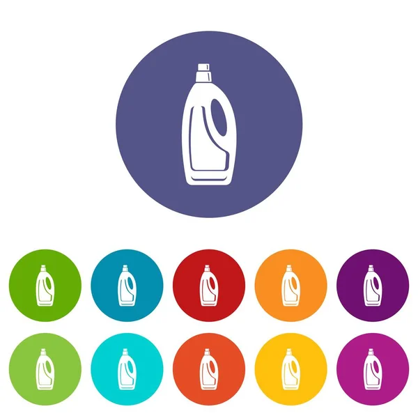 Ícone de garrafa detergente, estilo simples — Vetor de Stock