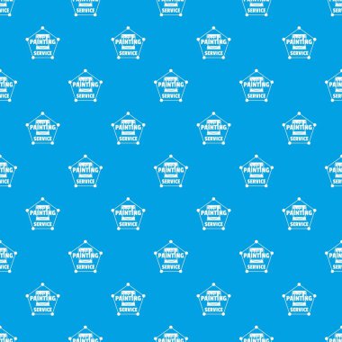 Resim hizmet desen vektör kesintisiz mavi