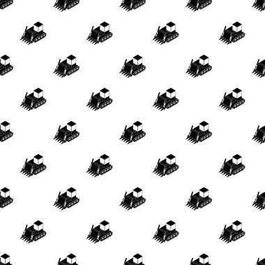 İnşaat buldozer tasarlamak vektör sorunsuz