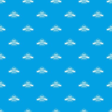 Baskı malzemeleri desen vektör kesintisiz mavi