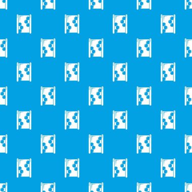 Petek ahşap desen vektör kesintisiz mavi