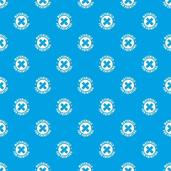 Baskı desen vektör kesintisiz mavi için malzemeler
