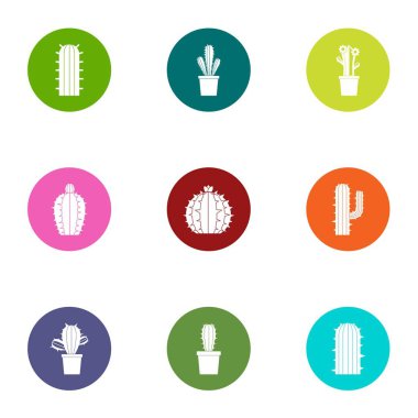 Thorn Icons set, düz stil