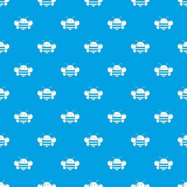 Arı desen vektör kesintisiz mavi