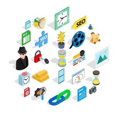 Eğitim kümesi, izometrik tarzı simgeleri göster