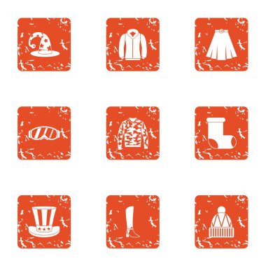 Eğlence endüstrisi simgeler kümesi, grunge tarzı