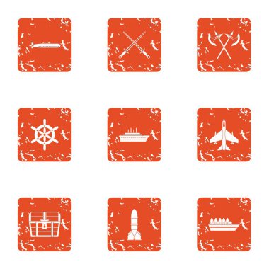 Askeri sanayi simgeler kümesi, grunge tarzı