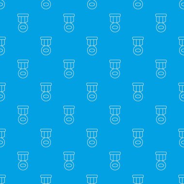 Hokey madalya desen vektör kesintisiz mavi