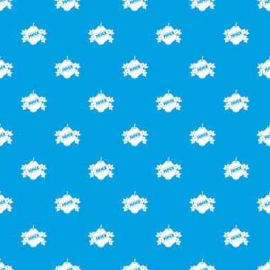 Meyve suyu desen vektör kesintisiz mavi