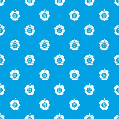 Taze gıda desen vektör kesintisiz mavi