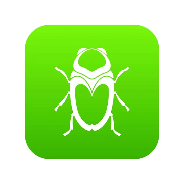 甲虫图标数字绿色 — 图库矢量图片